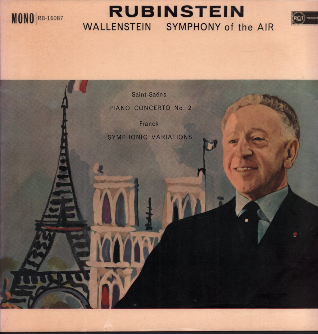 Symphony Of The Air - rubinstein Saint-Saens Piano Concerto No. 2 - Lp