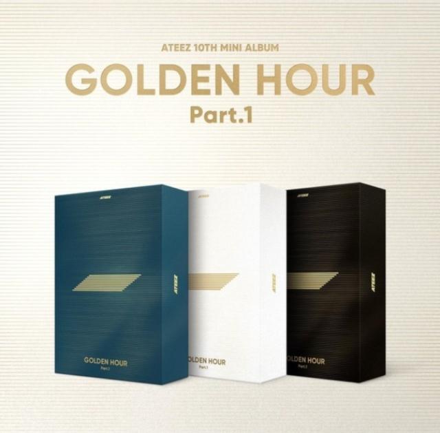Ateez - 10th Mini Album [golden Hour: Part. 1] (Blue Hour. Diary. Golden Hour Ver.) - Cd