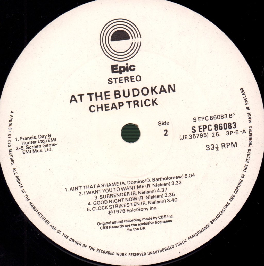 Cheap Trick - At Budokan - Lp