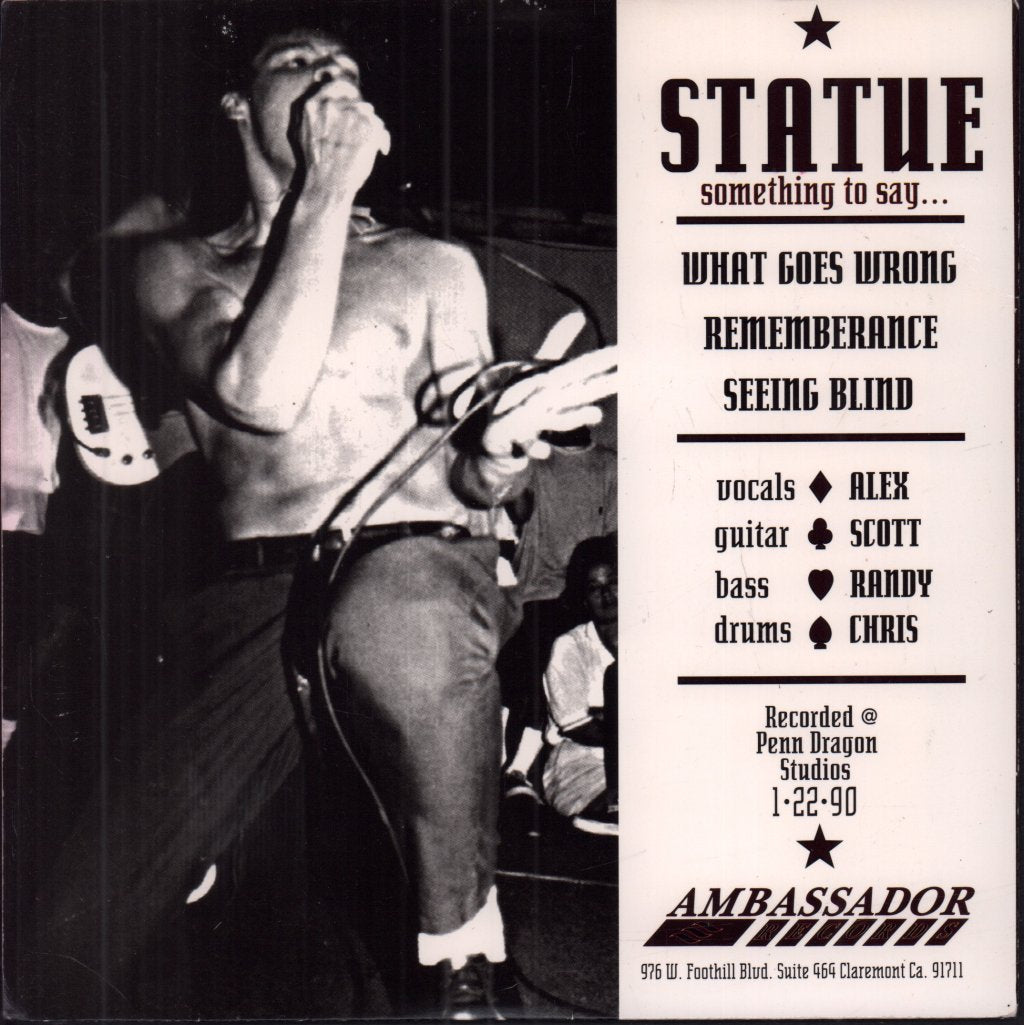 Statue - Something To Say - 7 Inch