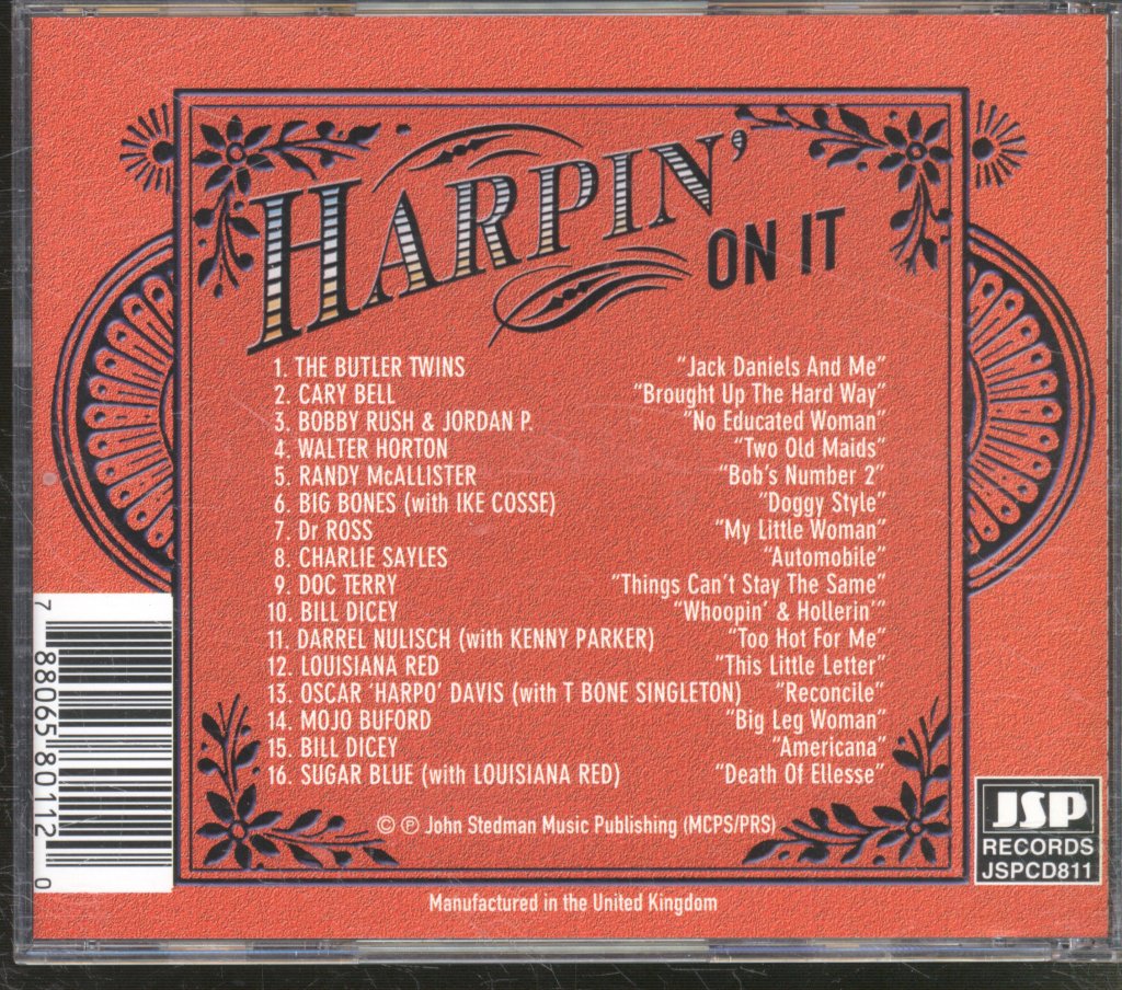 Various Artists - Harpin' On It - Cd