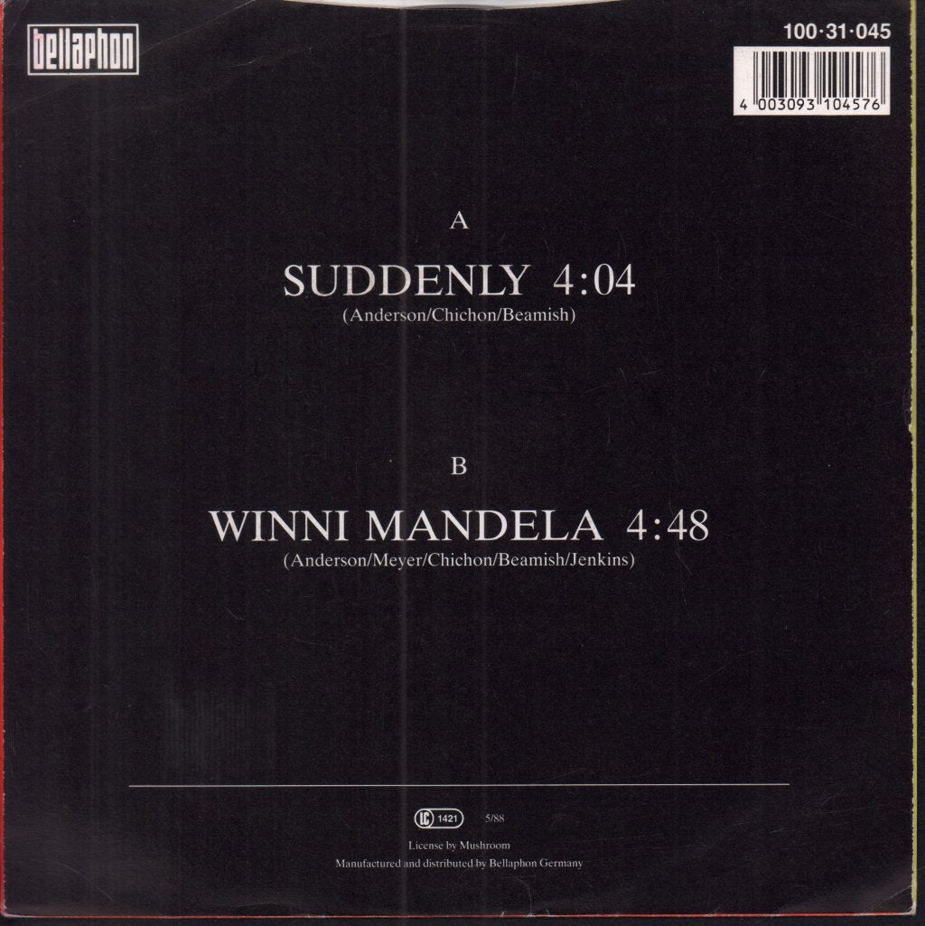 Angry Anderson - Suddenly - 7 Inch