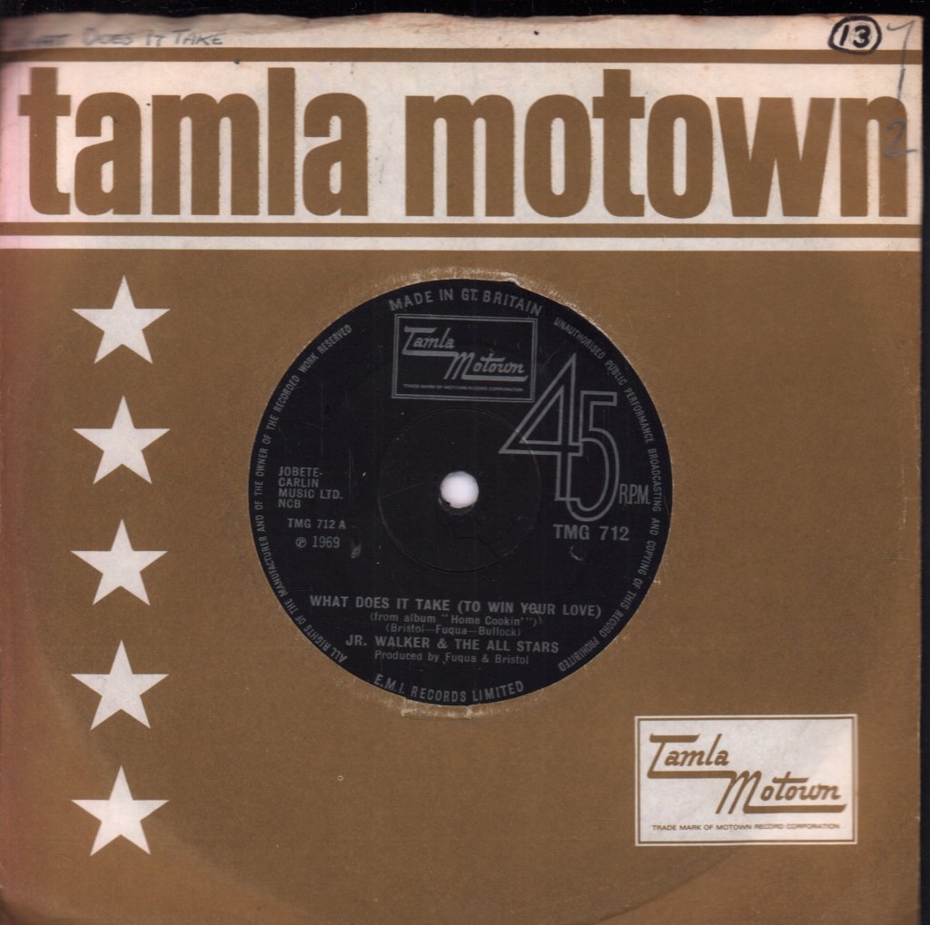 Junior Walker And The All Stars - What Does It Take - 7 Inch