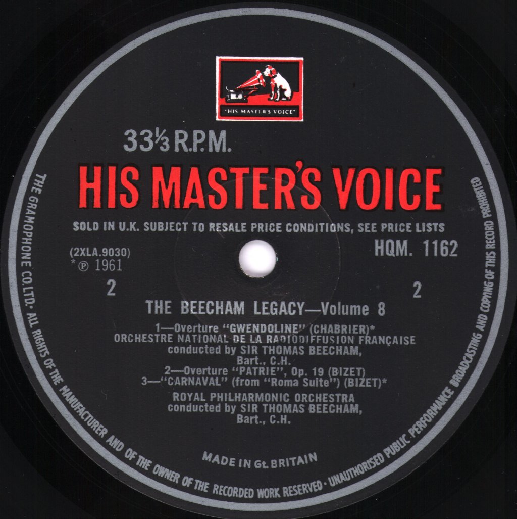 Sir Thomas Beecham - Faust Ballet Music - Lp