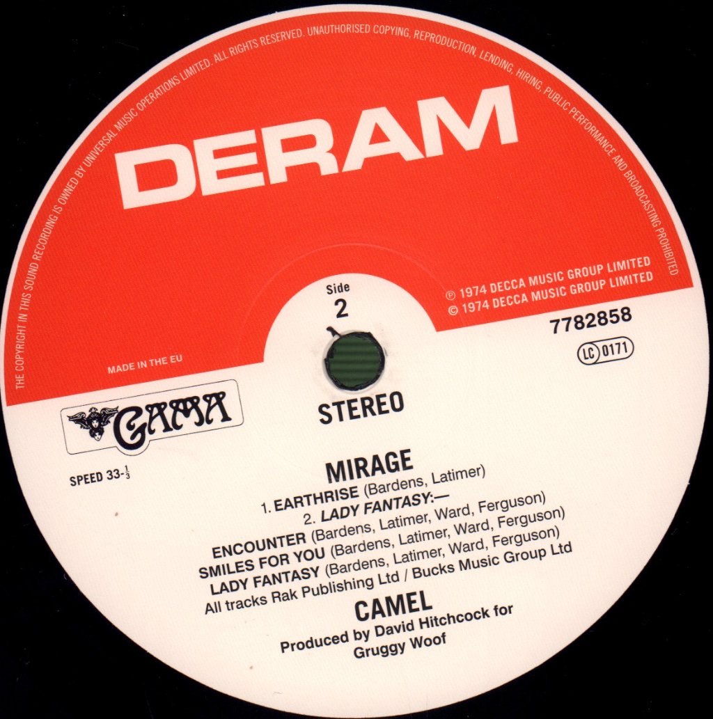 Camel - Mirage - Lp