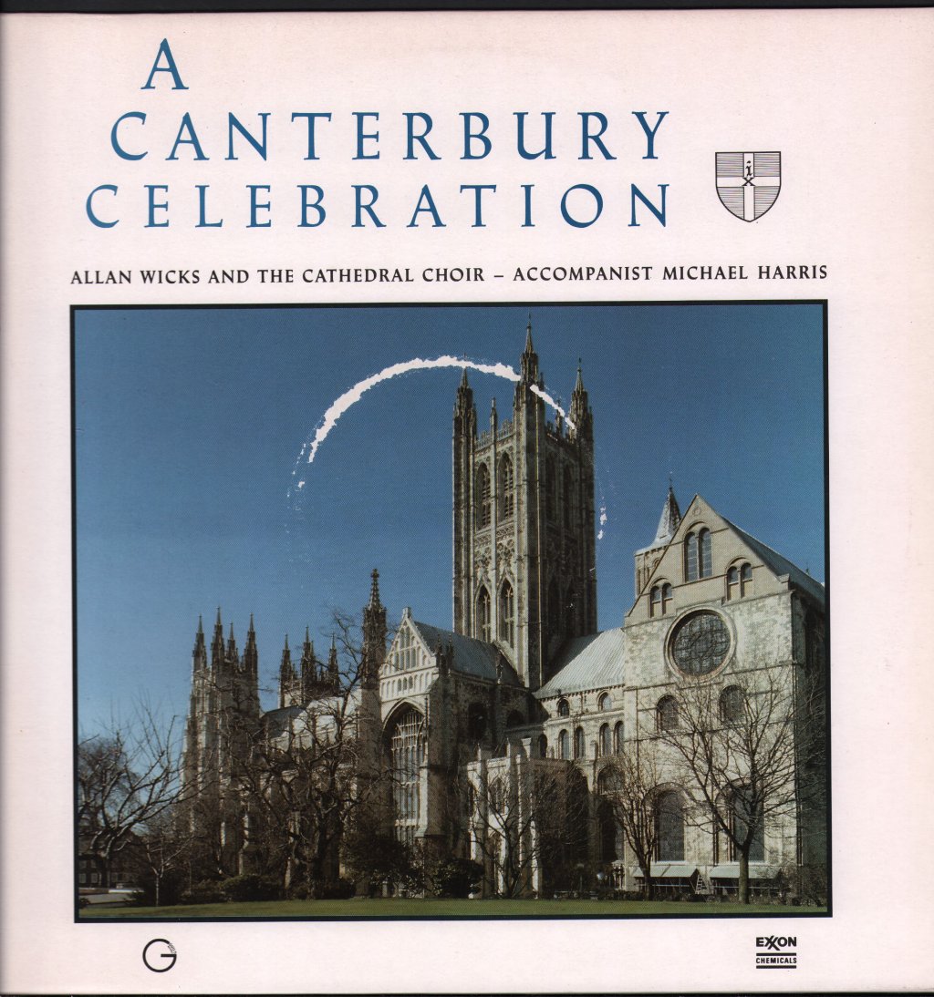 Allan Wicks And The Cathedral Choir / Michael Harris - A Canterbury Celebration - Lp