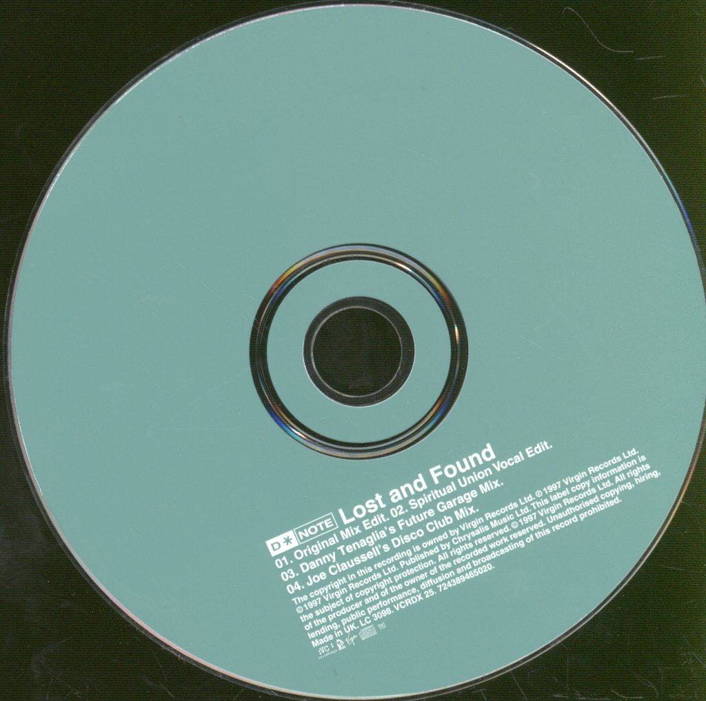 D*Note - Lost And Found - Cd