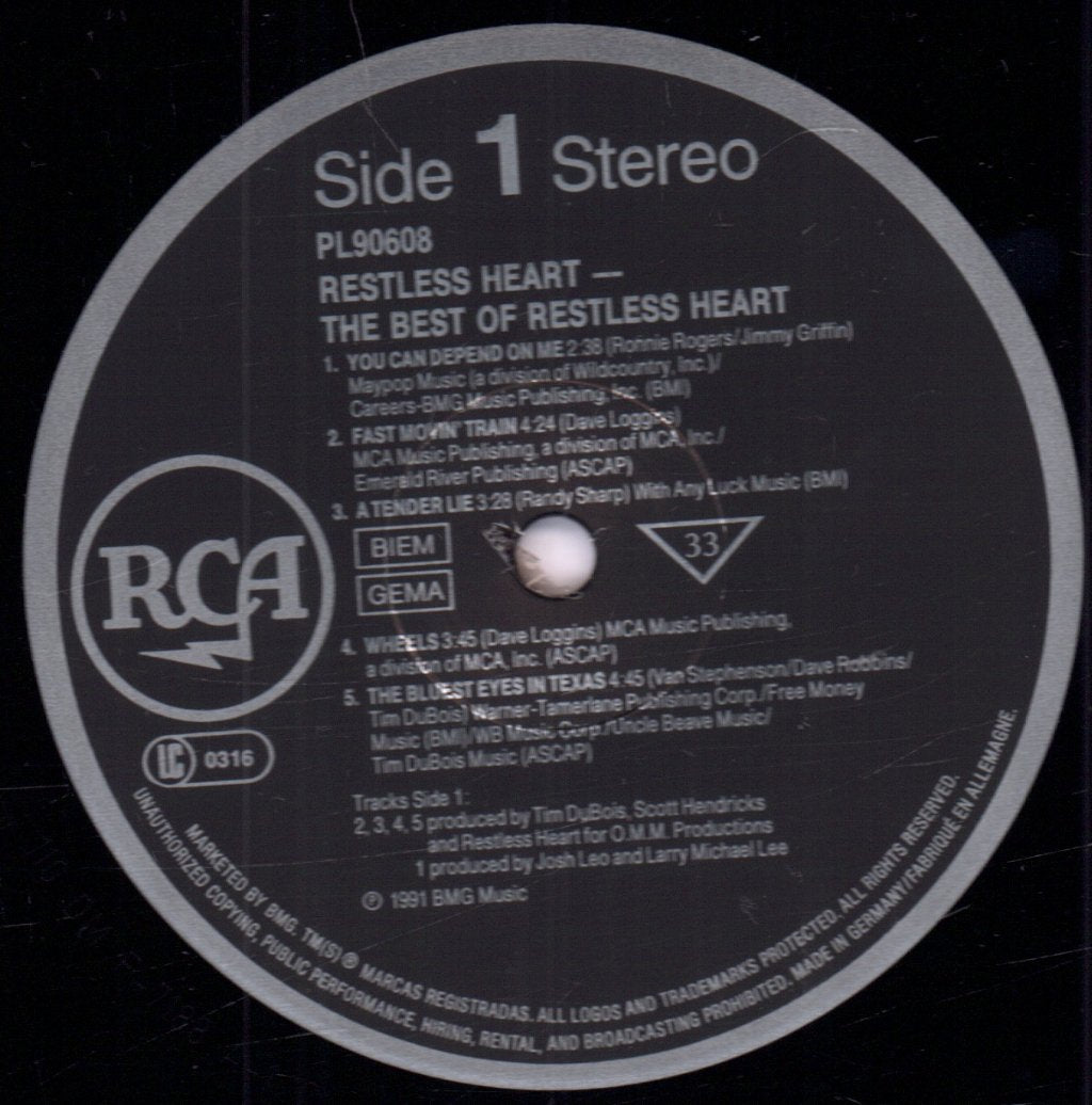 Restless Heart - Best Of - Lp