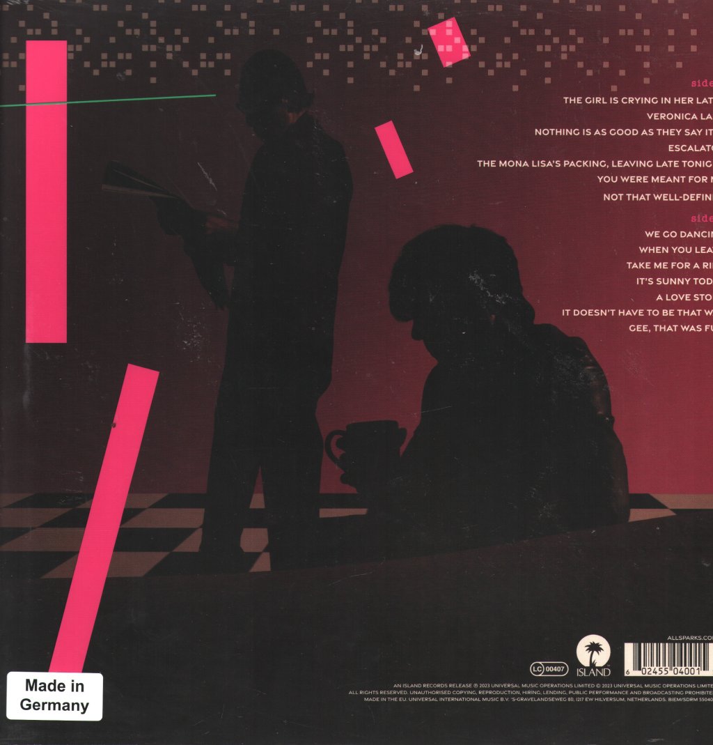 Sparks - Girl Is Crying In Her Latte - Lp