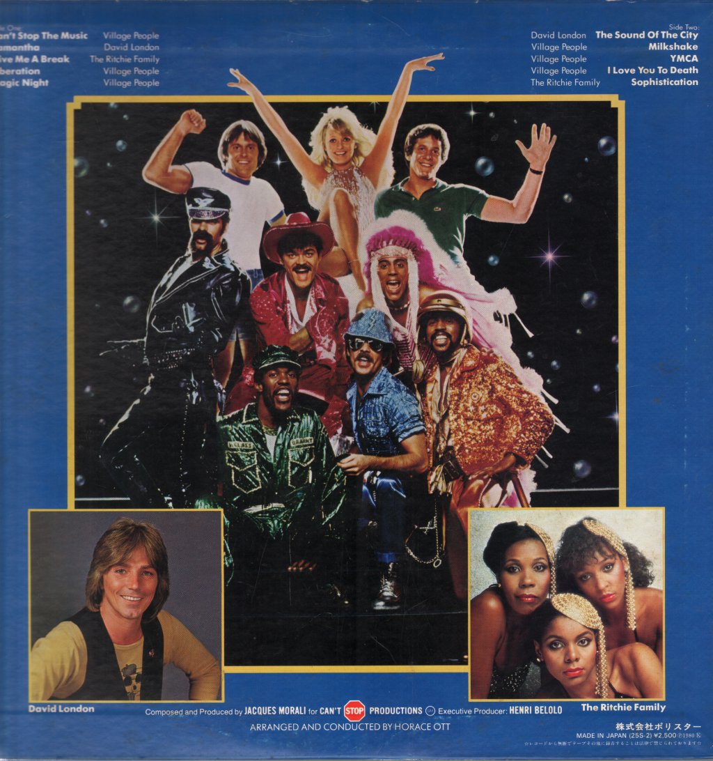 Village People - Can't Stop The Music - The Original Soundtrack Album - Lp