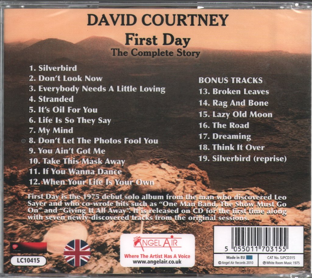 David Courtney - First Day (The Complete Story) - Cd