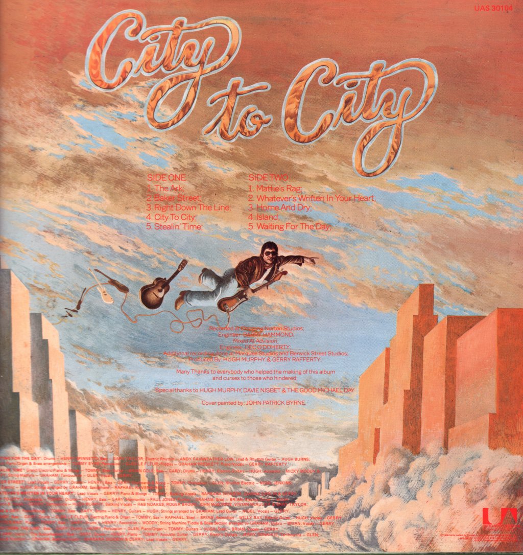 Gerry Rafferty - City To City - Lp