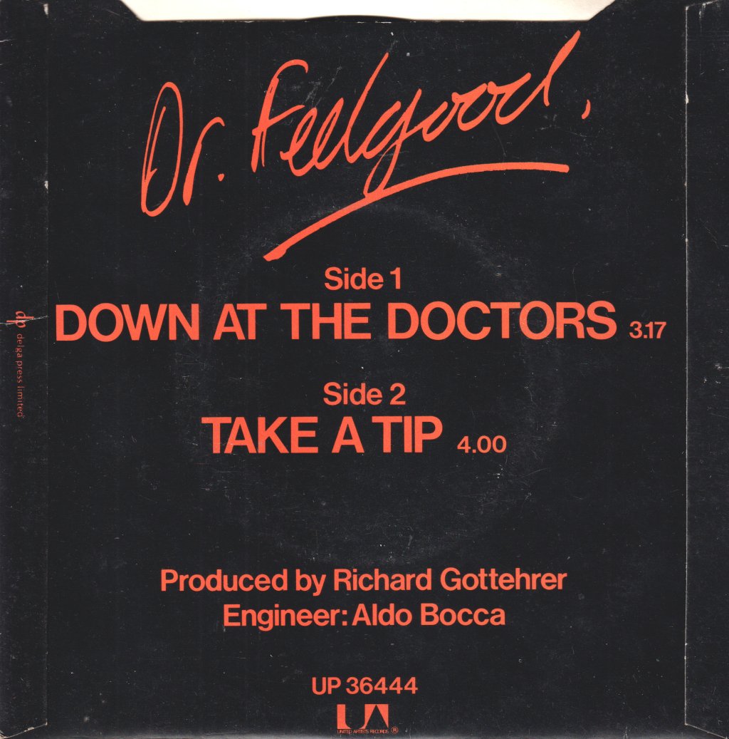Dr Feelgood - Down At The Doctors - 7 Inch