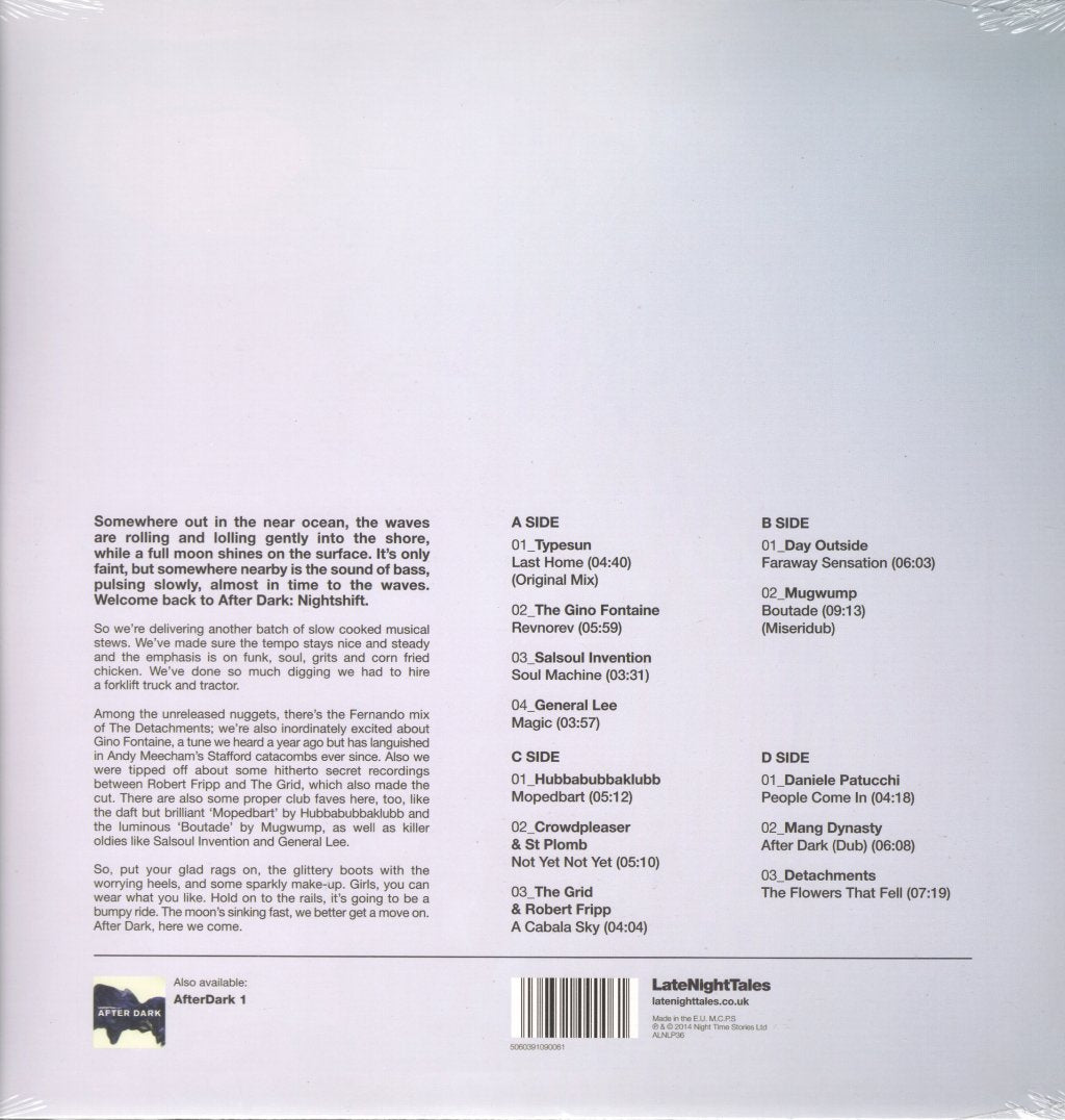 Various / Bill Brewster - LateNightTales presents After Dark: Nightshift - Double Lp
