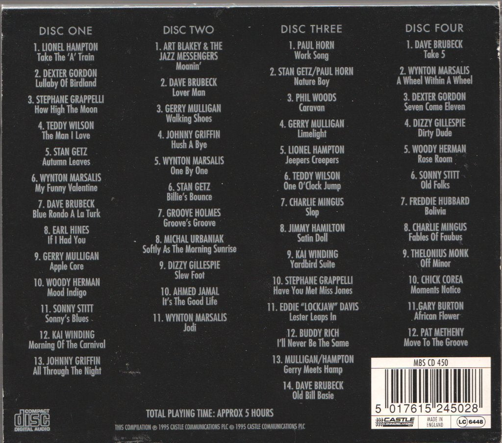 Various Artists - Black Box Of Jazz - Cd Set