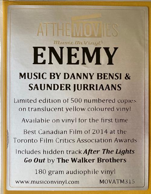 Danny Bensi & Saunder Jurriaans - Enemy (Original Motion Picture Soundtrack) - Double Lp