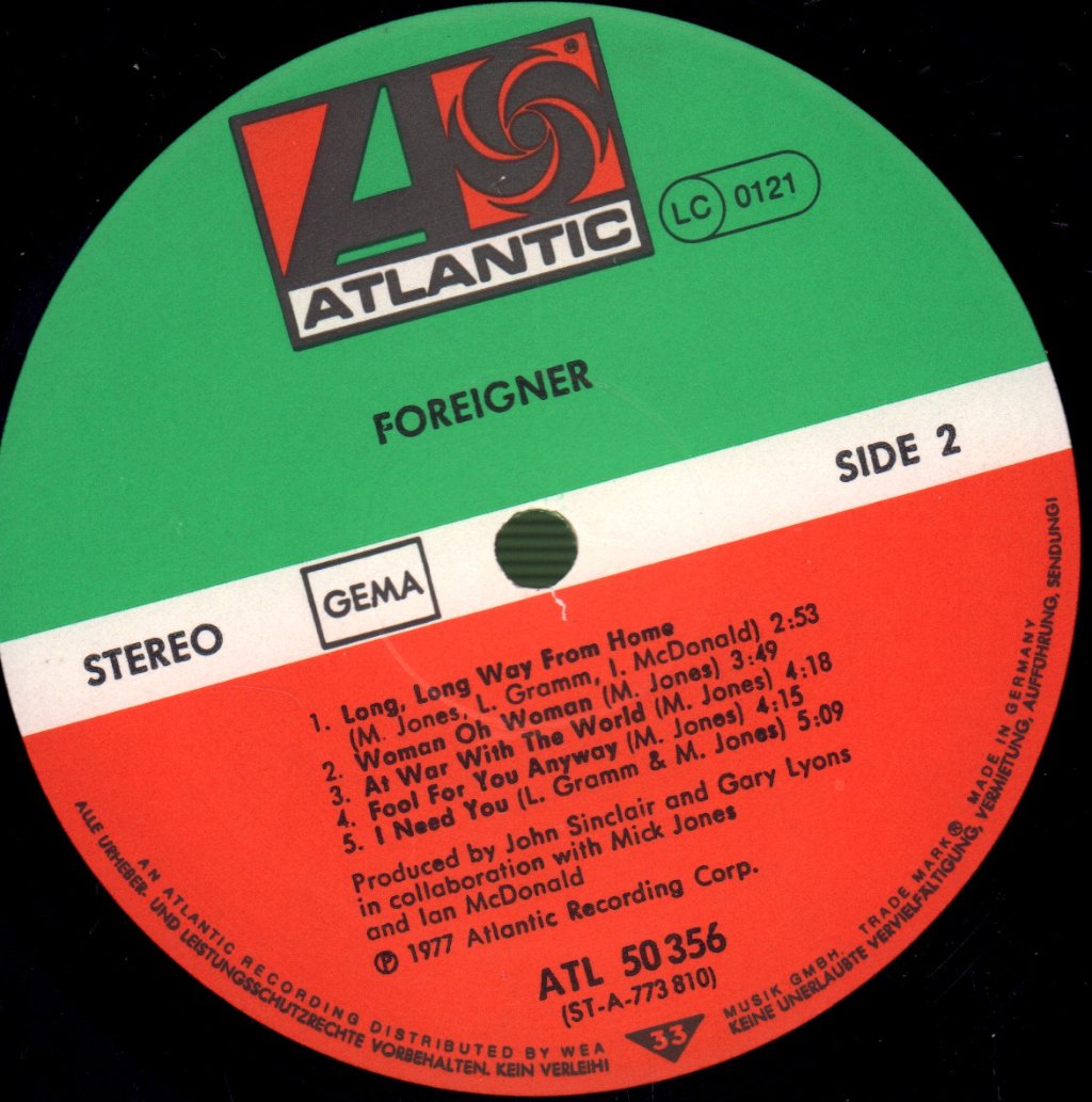 Foreigner - Foreigner - Lp