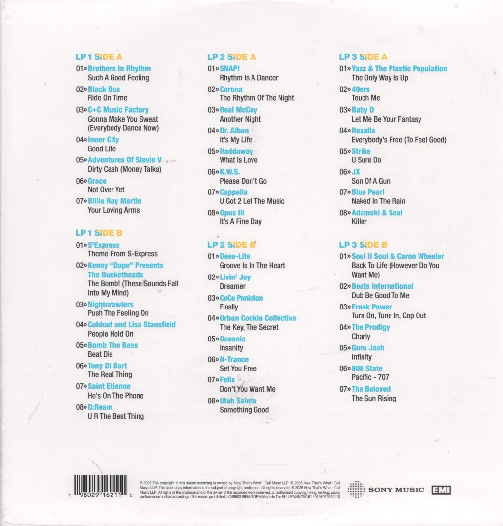 Various Artists - Now That's What I Call An Era - Such A Good Feeling: 1988 - 1995 - Triple Lp