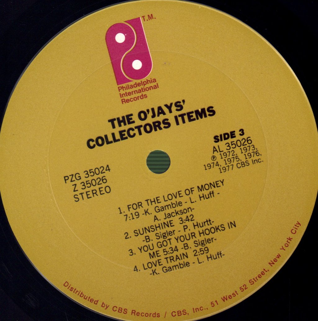 O'Jays - Collectors Items - Double Lp