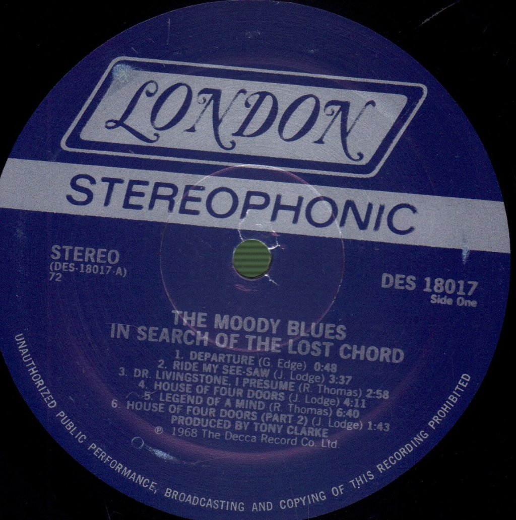 Moody Blues - In Search Of The Lost Chord - Lp
