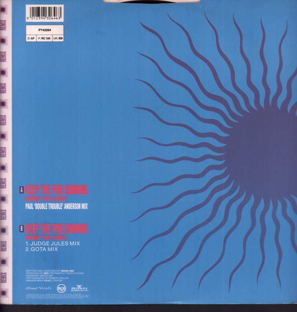 Michael Rose - Keep The Fire Burning - 12 Inch