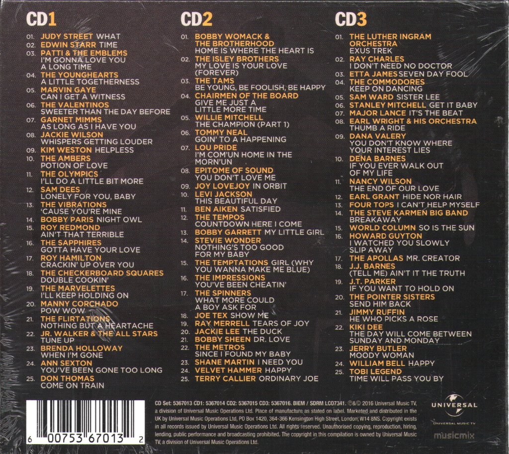 Various Artists - Move On Up (Volume Two) (The Very Best Of Northern Soul) - Cd Set