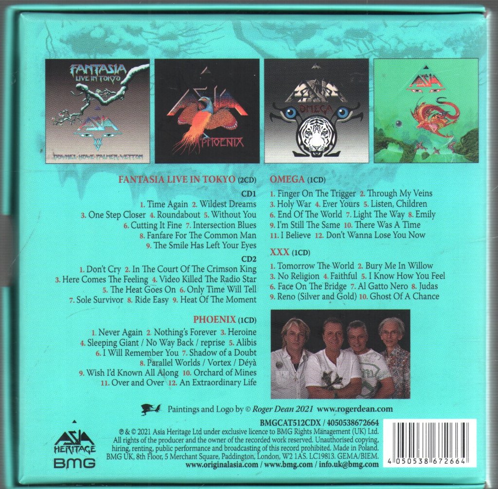 Asia - Reunion Albums 2007-2012 - Cd Set