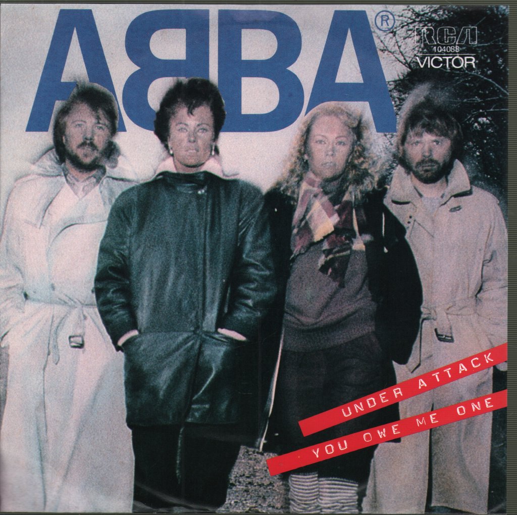 ABBA - Under Attack / You Owe Me One - 7 Inch