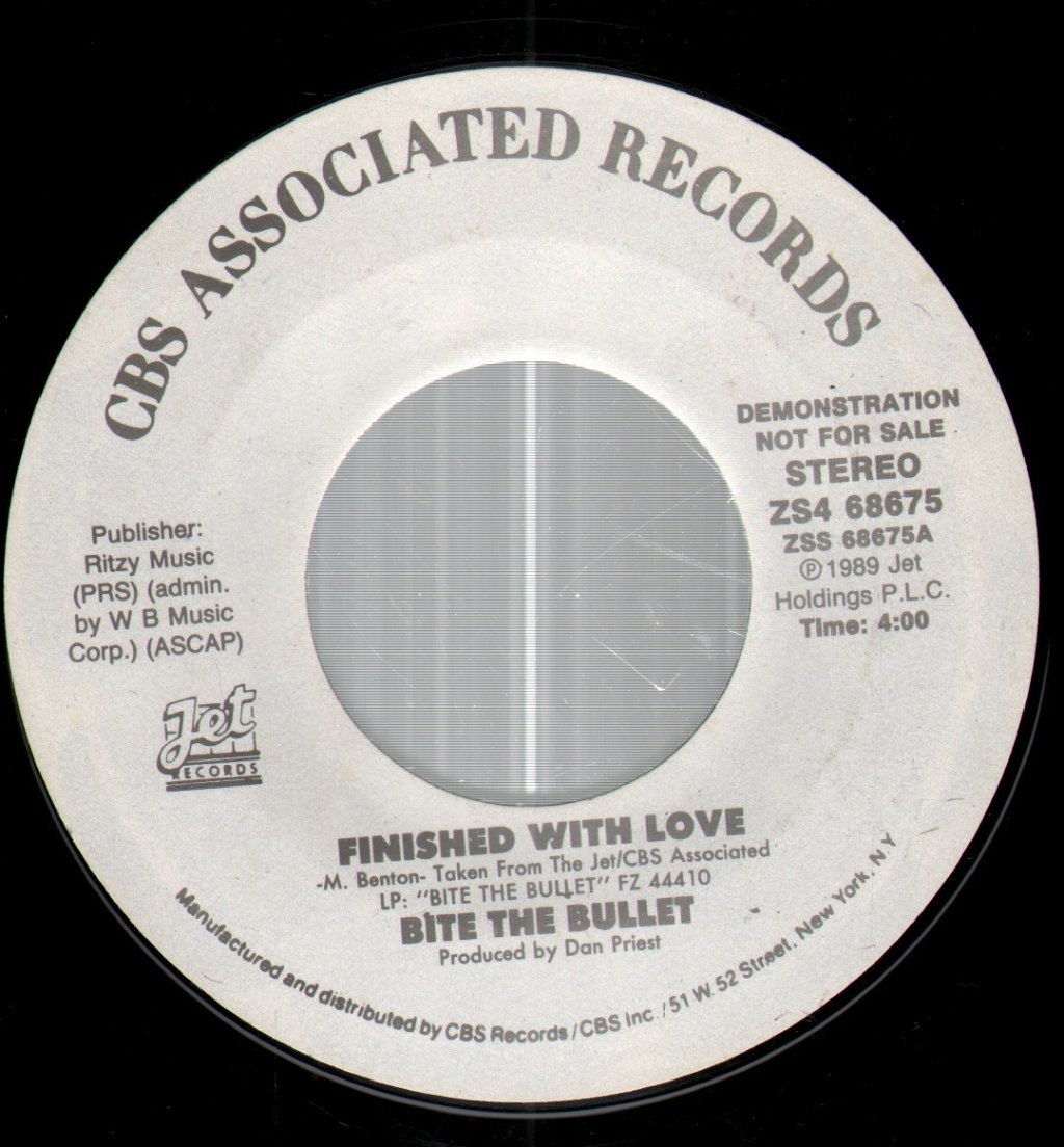 Bite The Bullet - Finished With Love - 7 Inch