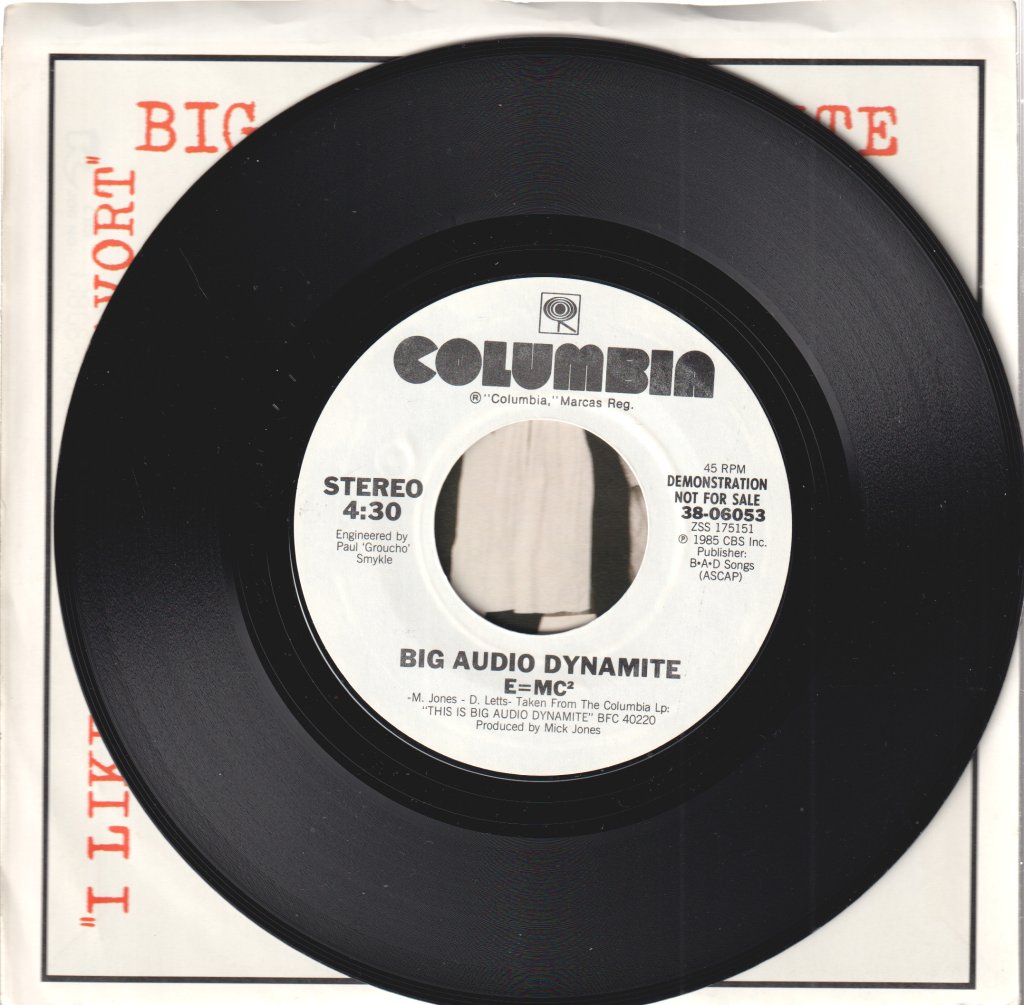 Big Audio Dynamite - E = MC² - 7 Inch