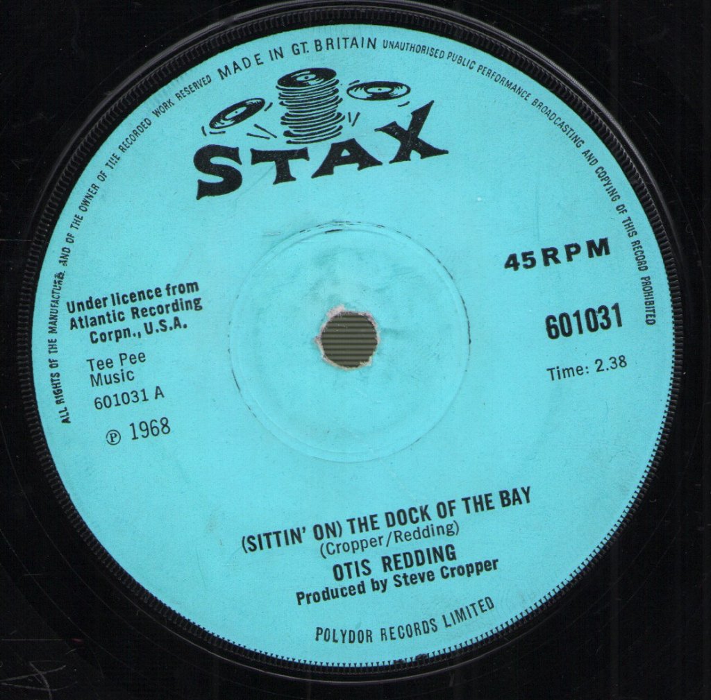 Otis Redding - (Sittin' On) The Dock Of The Bay - 7 Inch