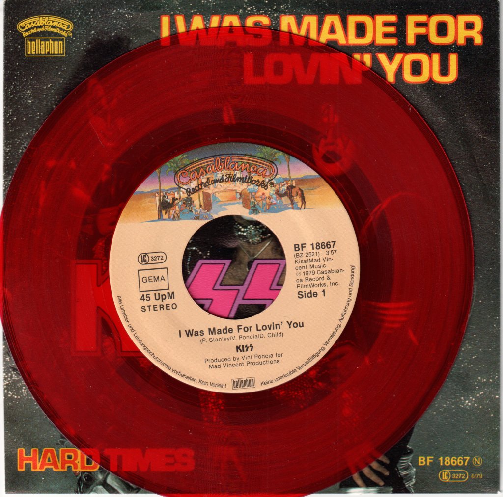 Kiss - I Was Made For Lovin' You - 7 Inch