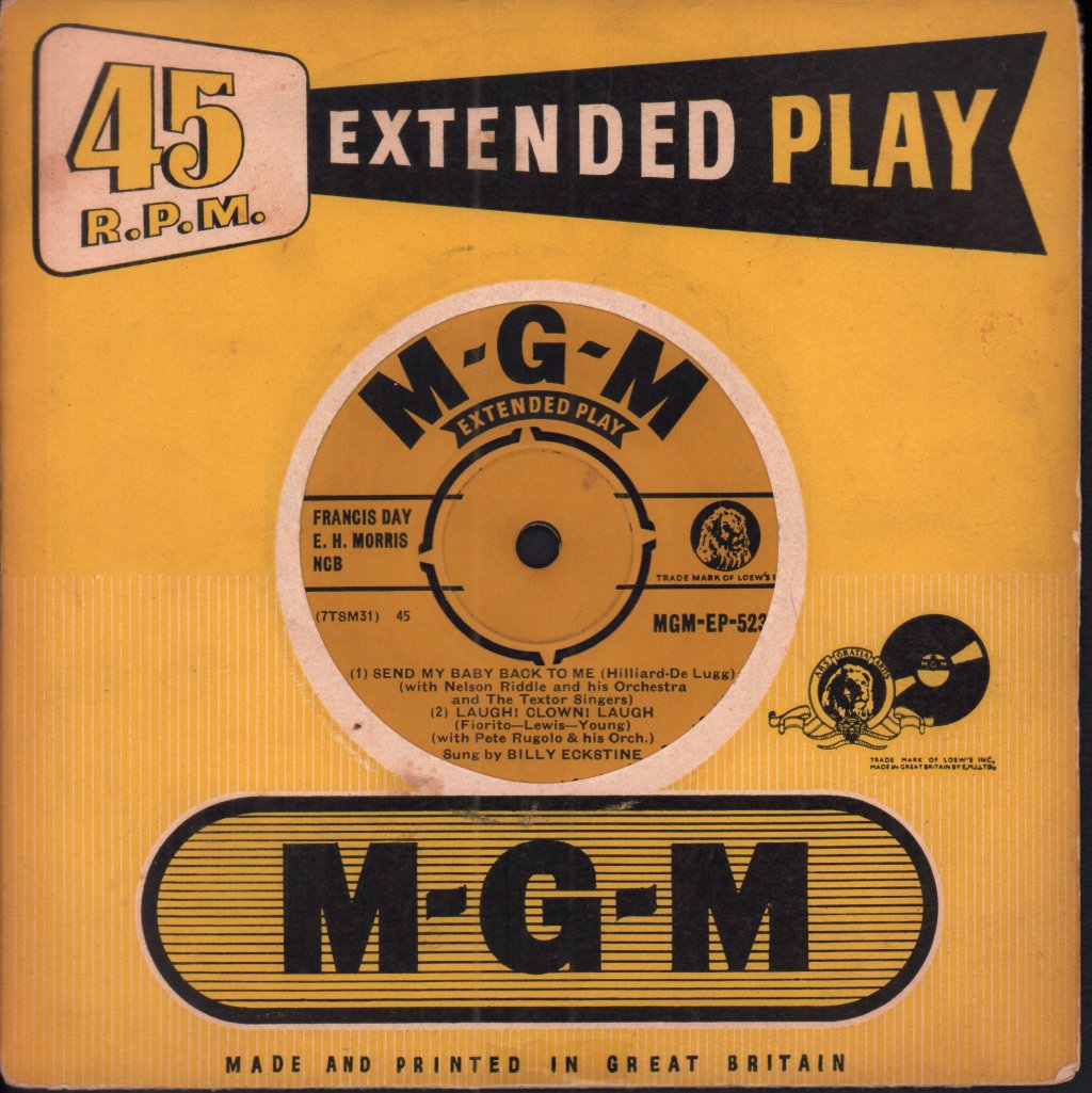 Billy Eckstine - Send My Baby Back To Me - 7 Inch