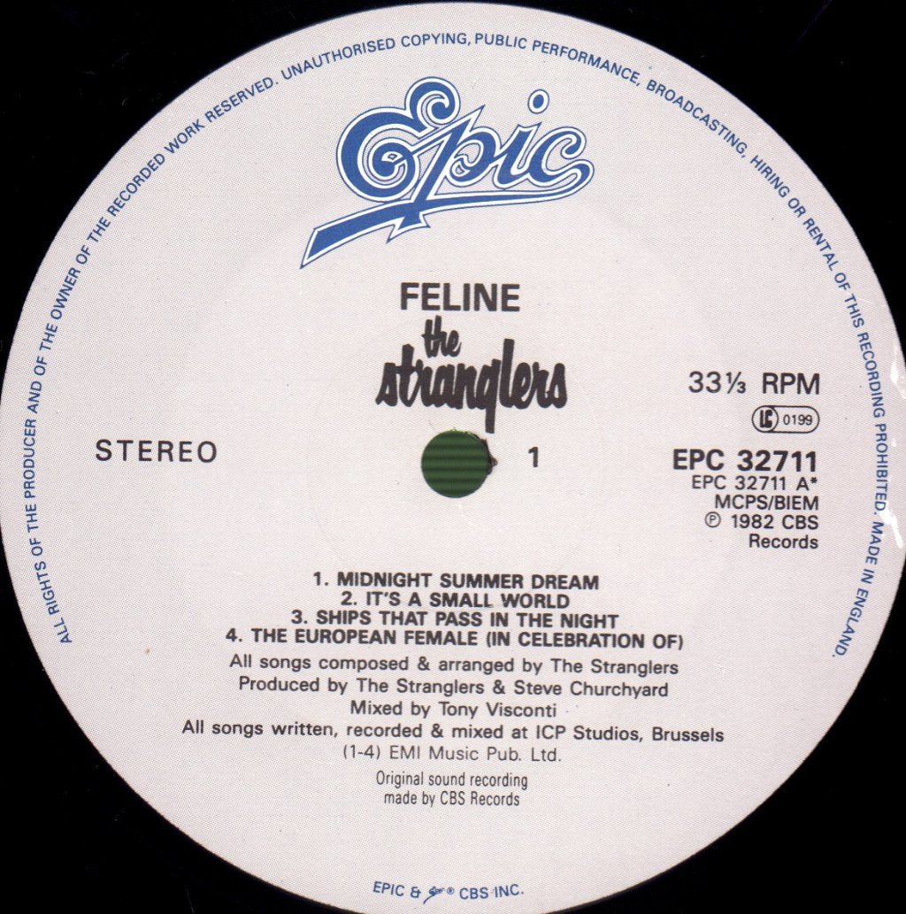 Stranglers - Feline - Lp