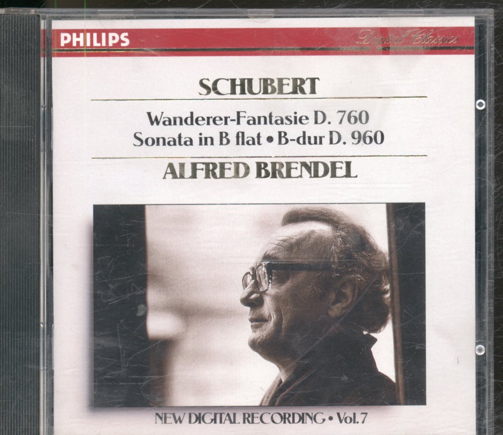 Alfred Brendel - Wanderer-Fantasie D. 760 · Sonata In B Flat = B-dur D. 960 - Cd