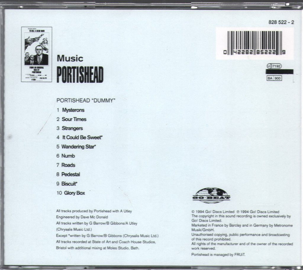Portishead - Dummy - Cd