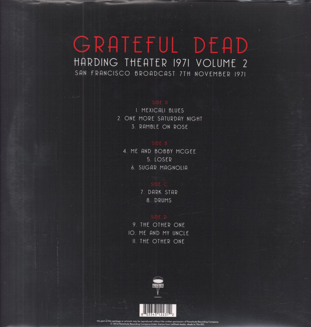Grateful Dead - Harding Theater 1971 Volume 2 - Double Lp
