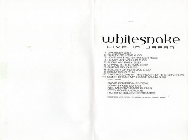 Whitesnake - Live In Japan - Dvd