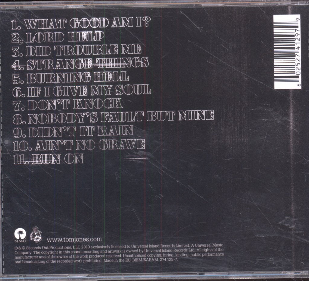 Tom Jones - Praise And Blame - Cd