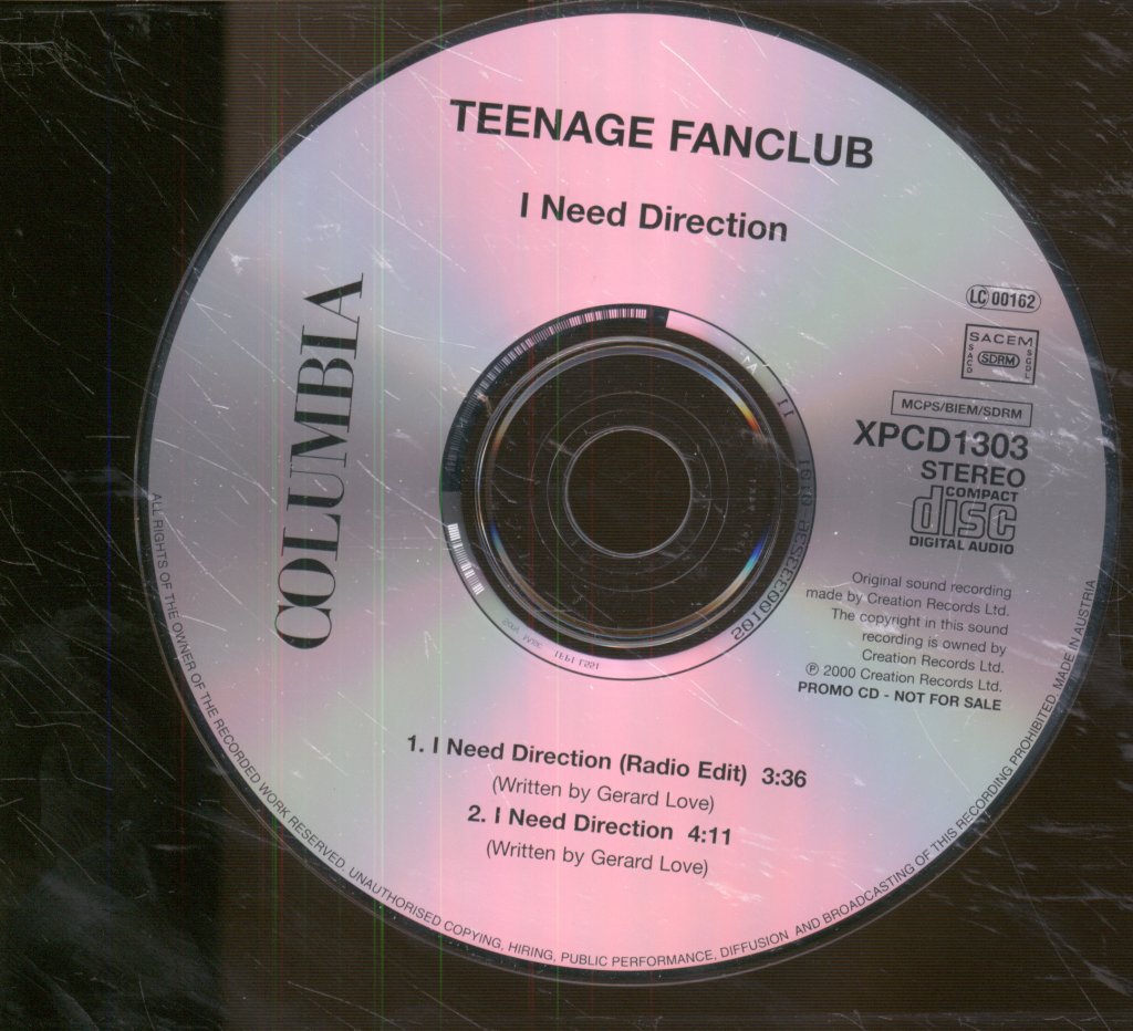 Teenage Fanclub - I Need Direction - Cd