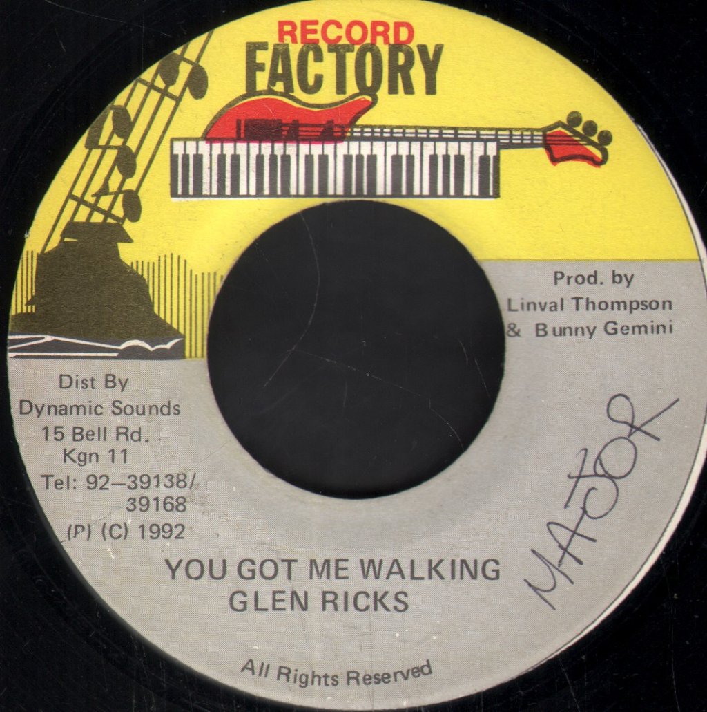 Glen Ricks - You Got Me Walking - 7 Inch