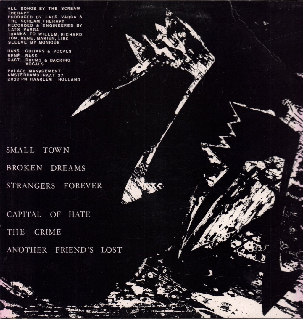 Scream Therapy - Capital Of Hate - Lp