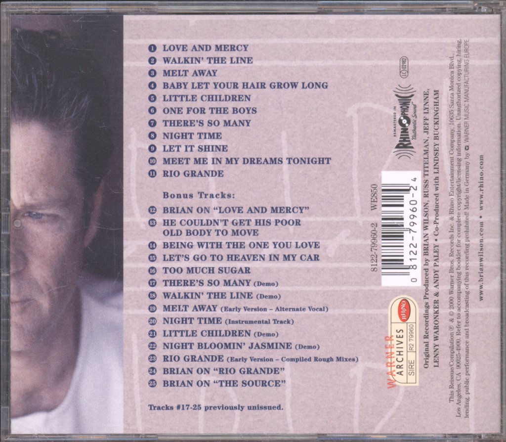 Brian Wilson - Brian Wilson - Cd