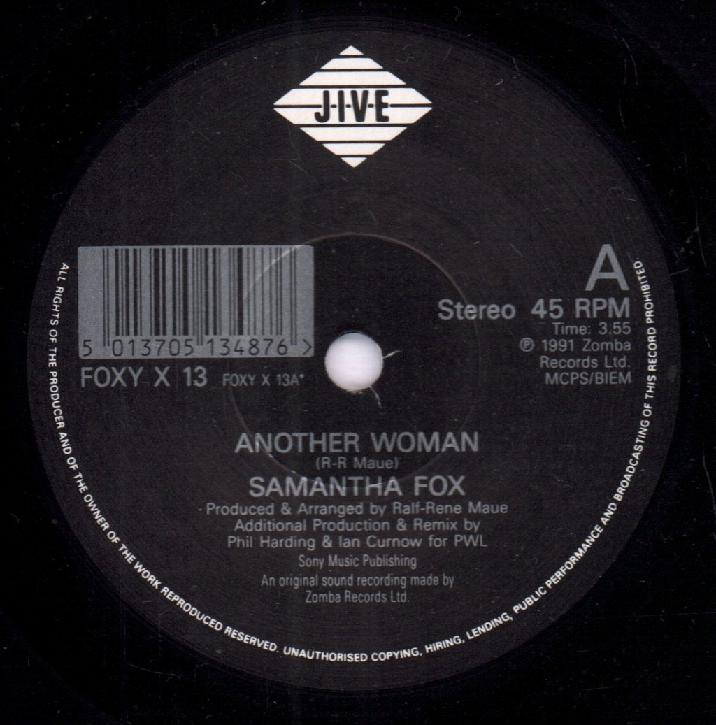 Samantha Fox - Another Woman - 7 Inch