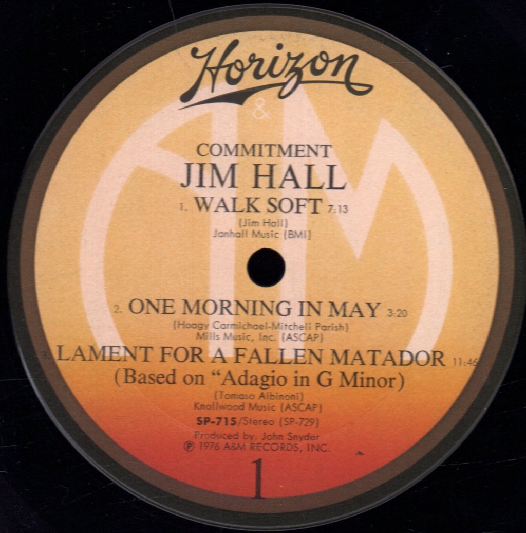 Jim Hall - Commitment - Lp