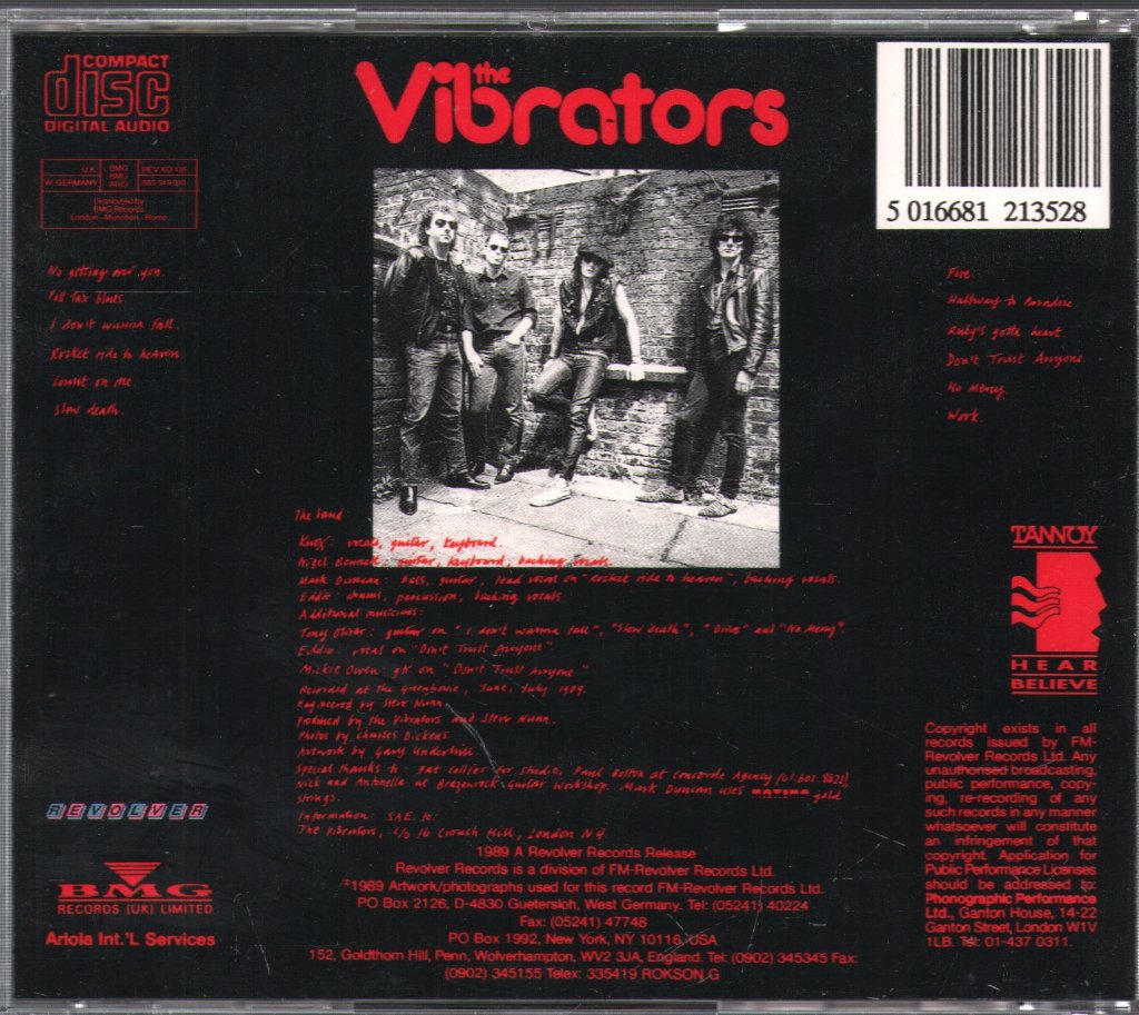Vibrators - Vicious Circle - Cd