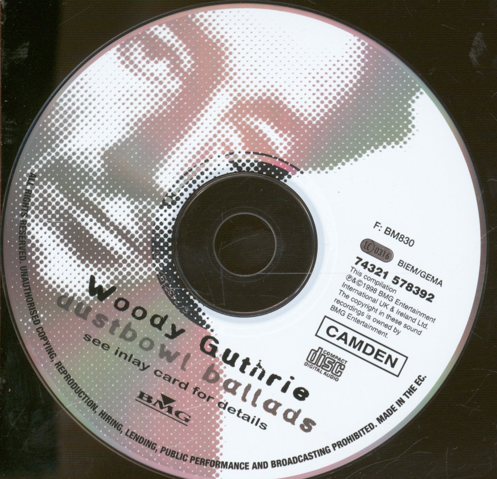 Woody Guthrie - Dustbowl Ballads - Cd