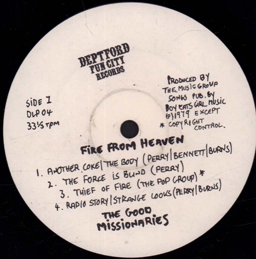 Good Missionaries - Fires From Heaven - Lp