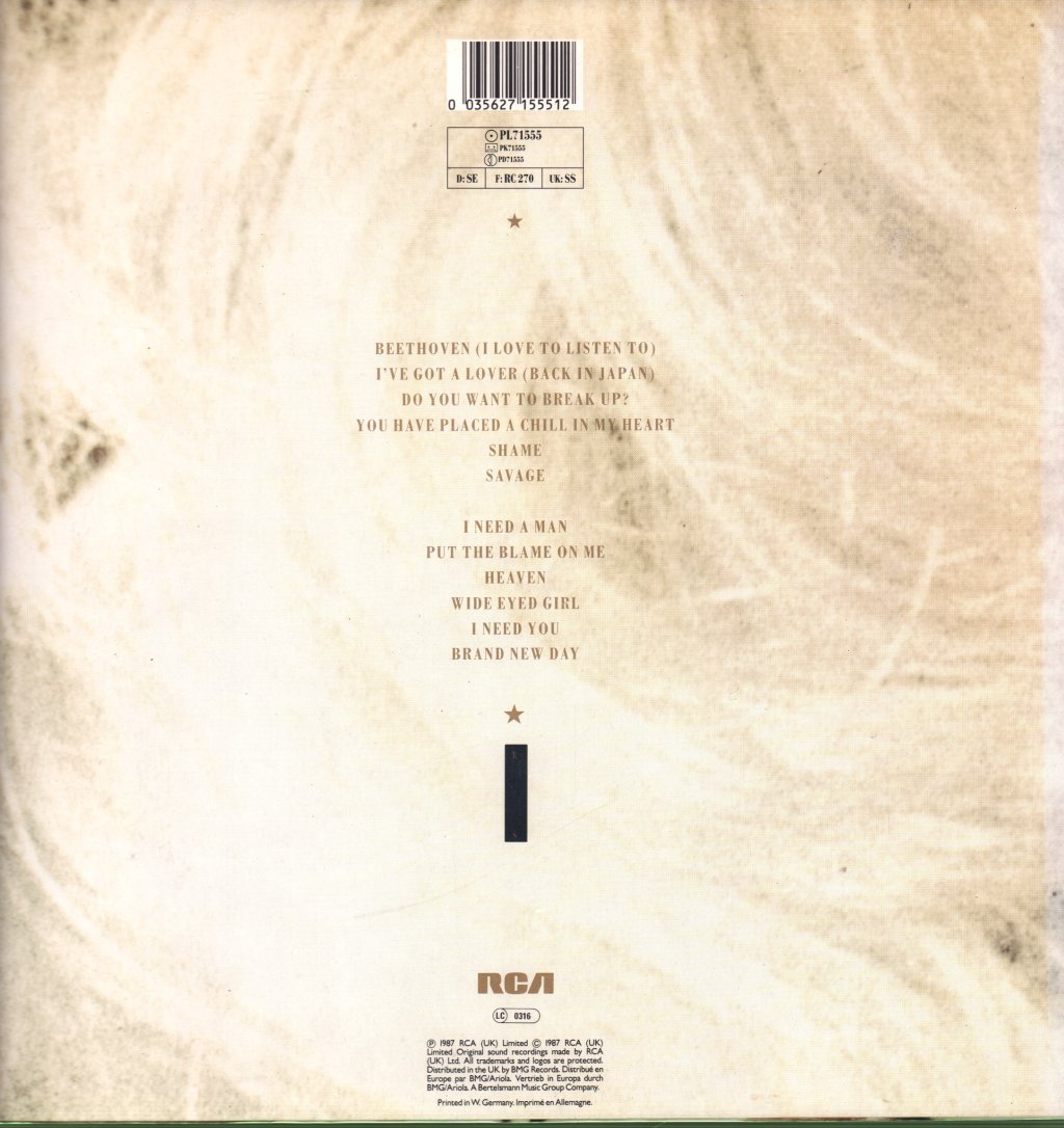 Eurythmics - Savage - Lp