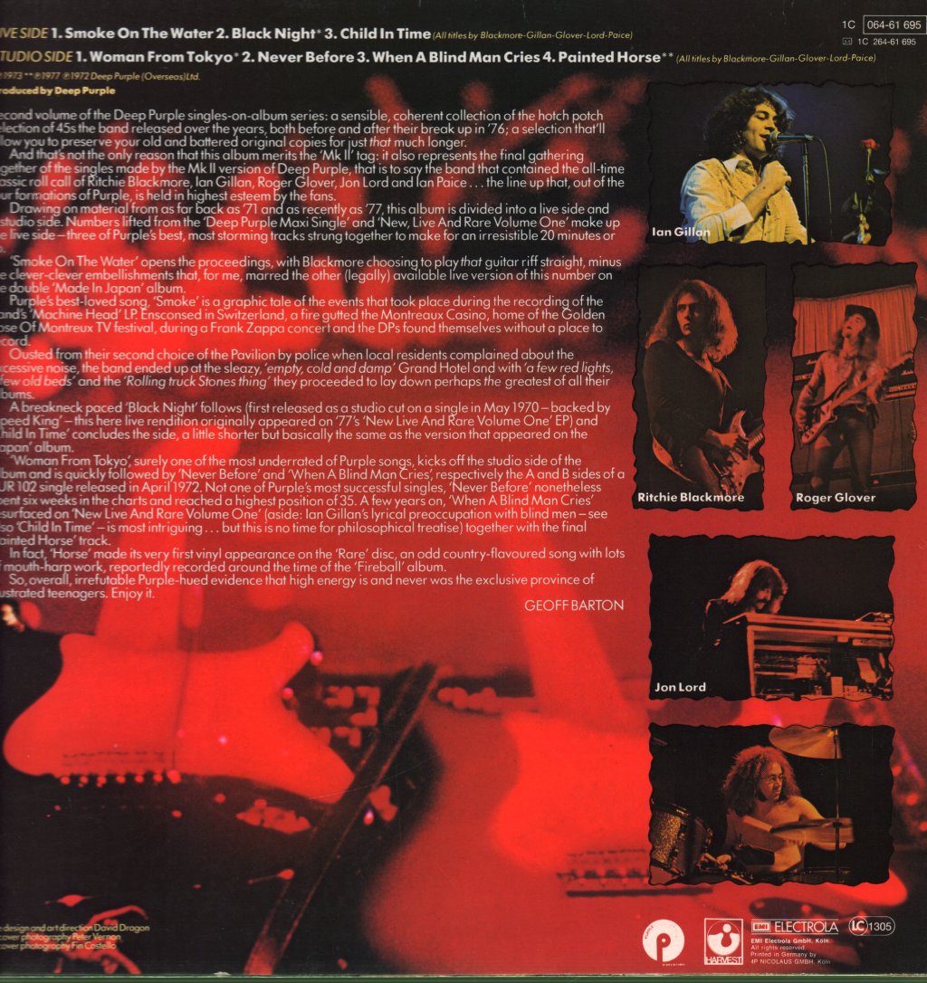 Deep Purple - Mark 2 Purple Singles - Lp